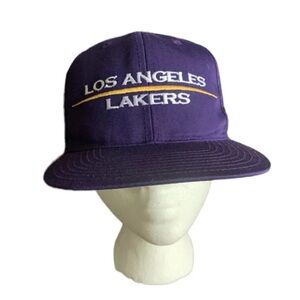 Vintage 90s Los Angeles Lakers Hat Snapback NWT NOS Kobe Bryant LA RARE